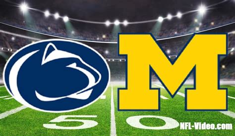 msu psu game|penn state vs michigan plays.